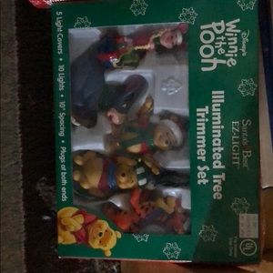 Two Illuminated Tree Trimmer sets Winnie the Pooh